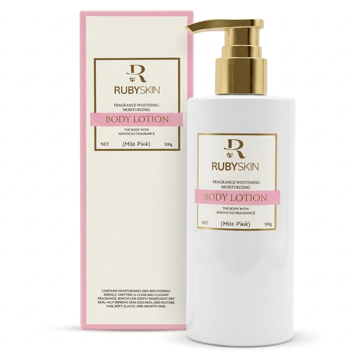 Rubyskin Body Lotion Miss Pink 300ml