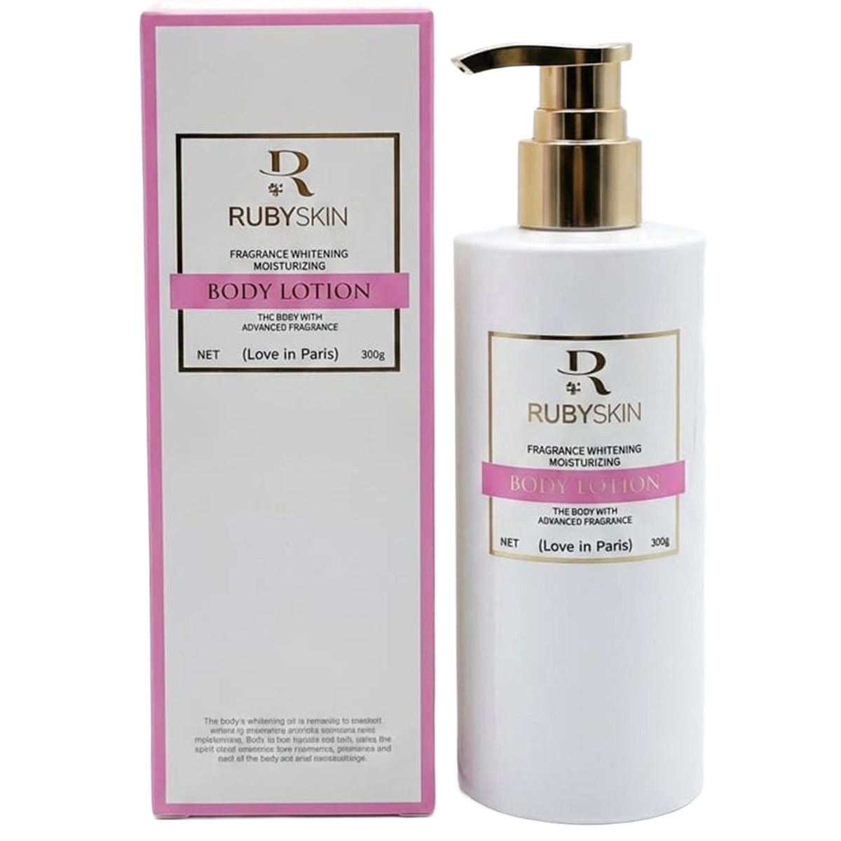 Rubyskin Love In Paris Body Lotion For Ladies 300g