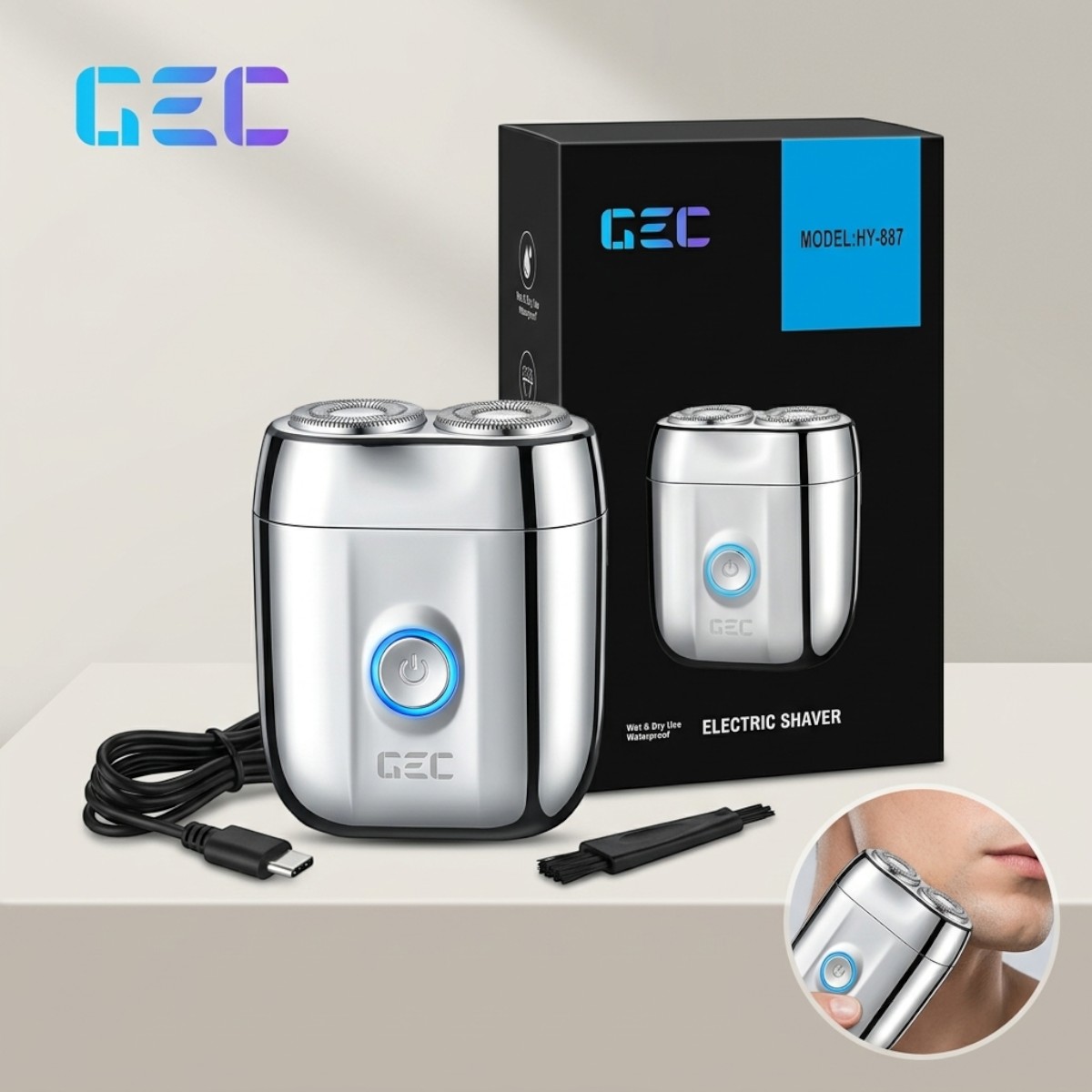 Gec Gents Travel Shaver