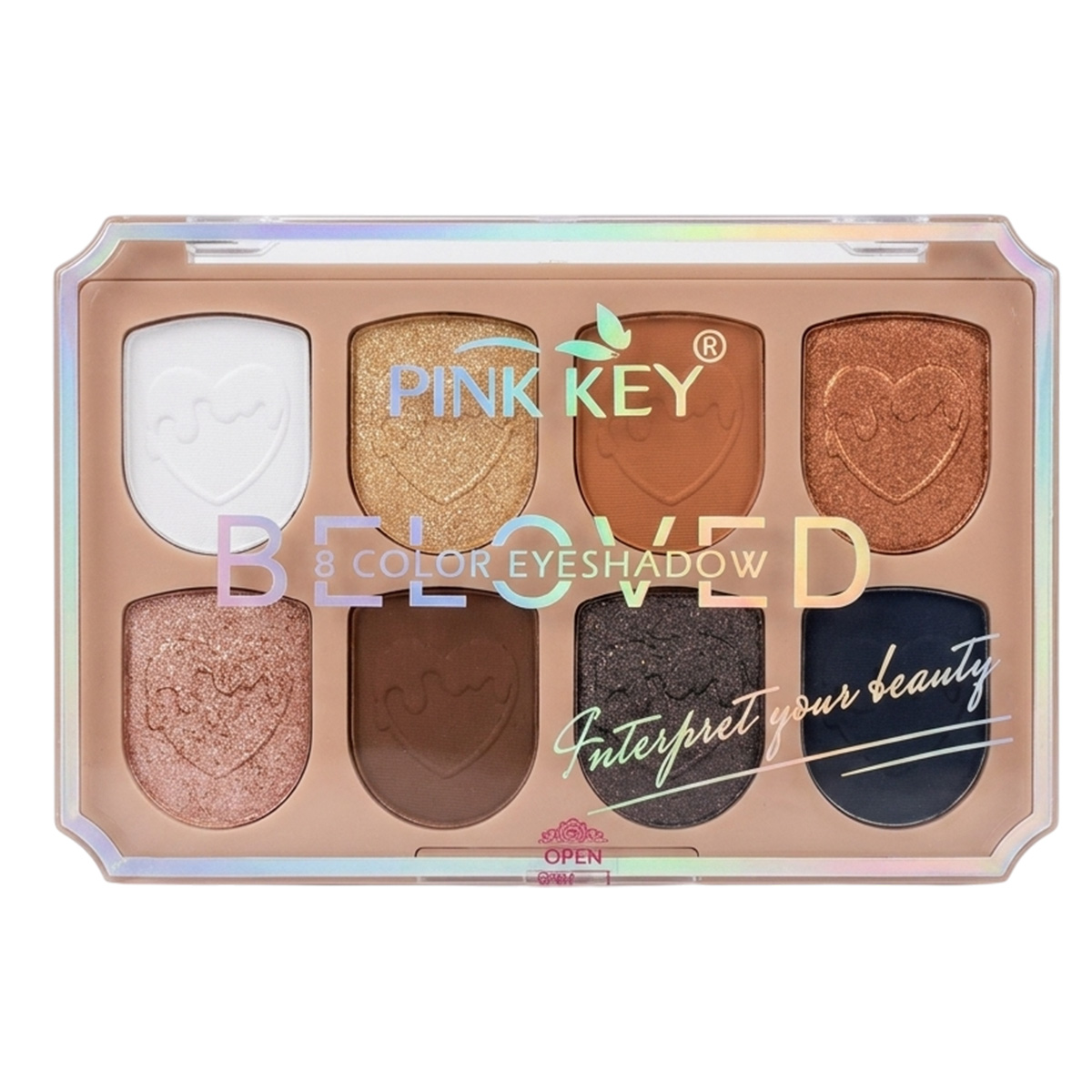 Beloved 8 Color Eyeshadow Pink Key