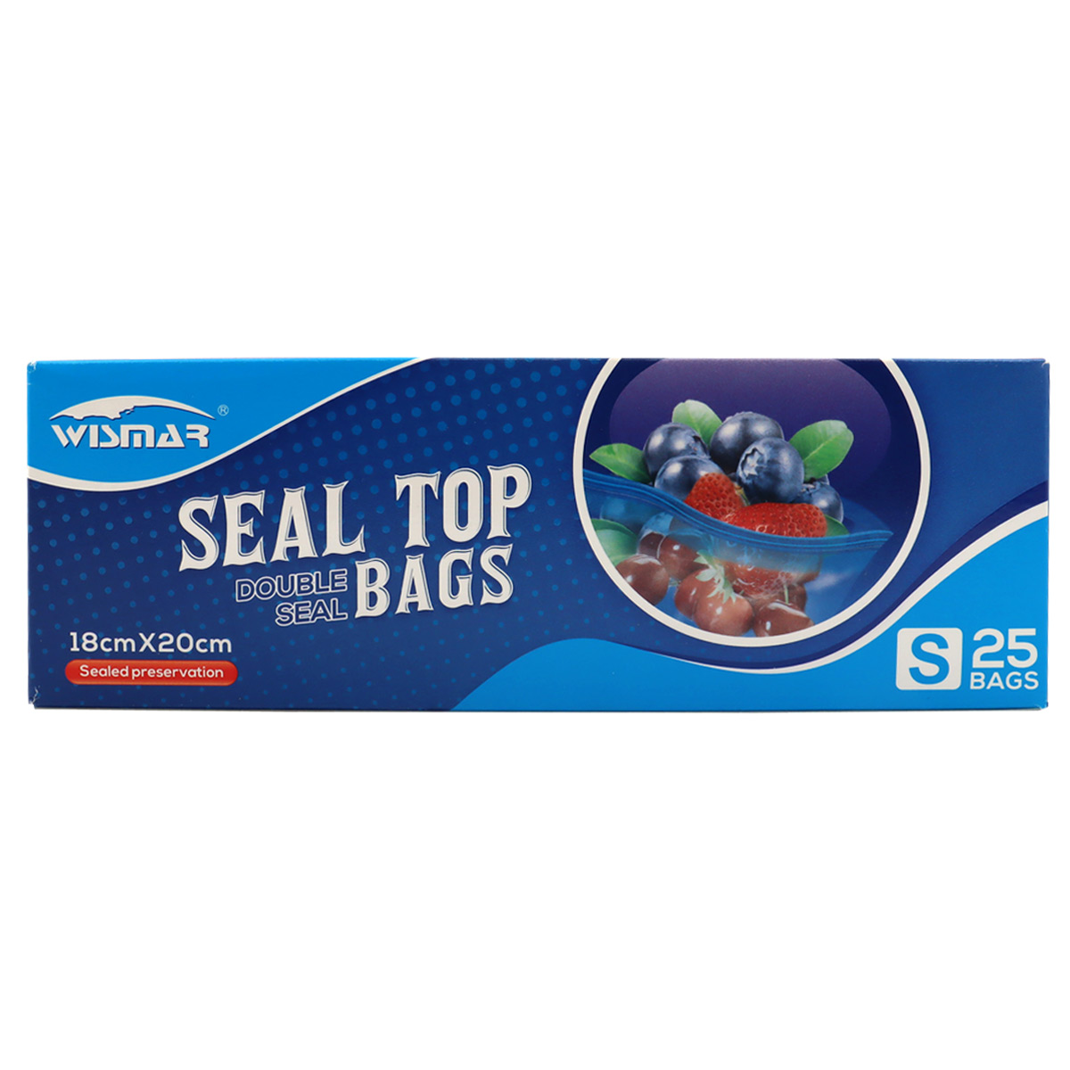 Wismar Double Seal Bags Small 25 Pieces 1 Pack