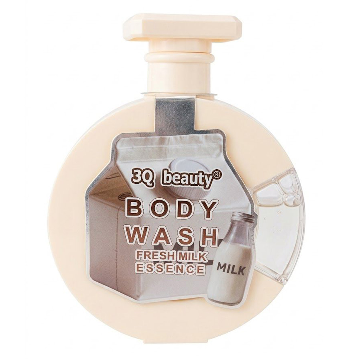 3Q Beauty Fresh Milk Essence Body Wash For Women 355ml