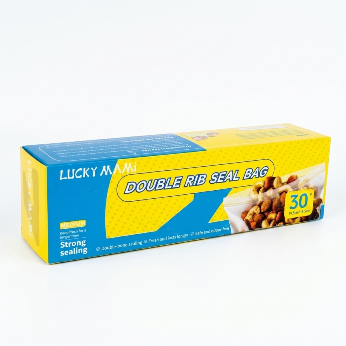 Lucky Mami Double Rib Seal Bag 30 Pieces