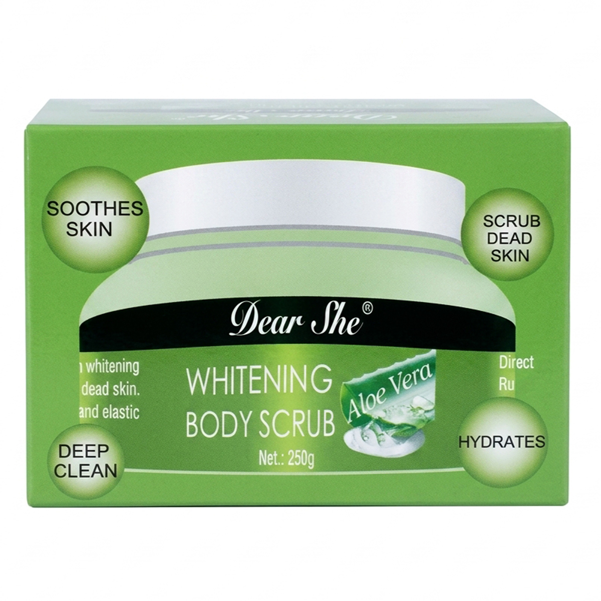 Dear She Aloe Vera Whitening Body Scrub 250G