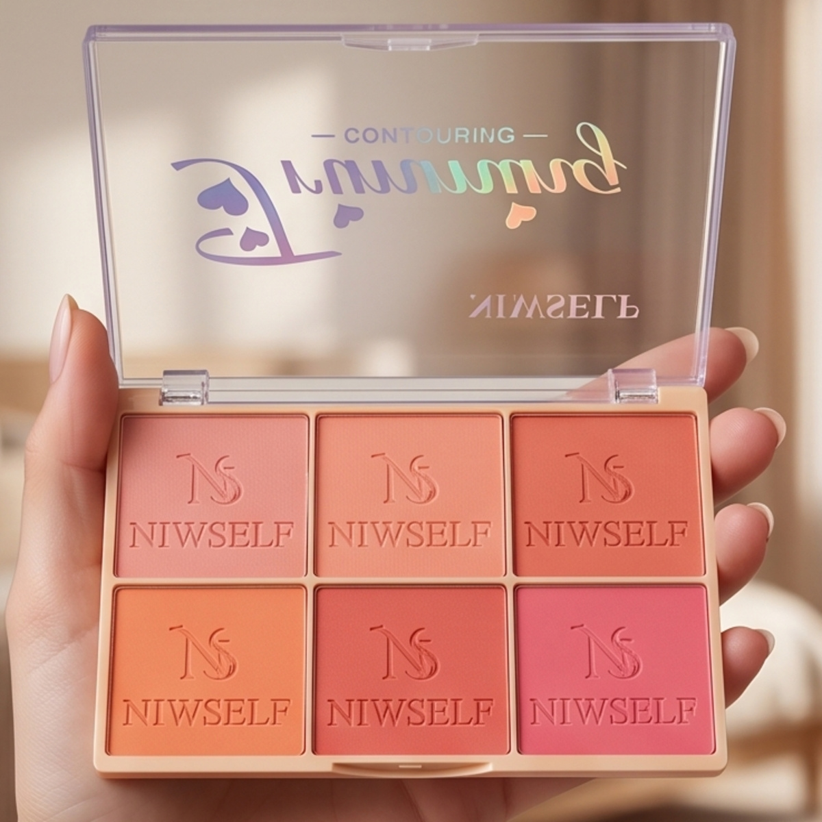 NIWSELF Trimming Contouring Blush Palette 33g
