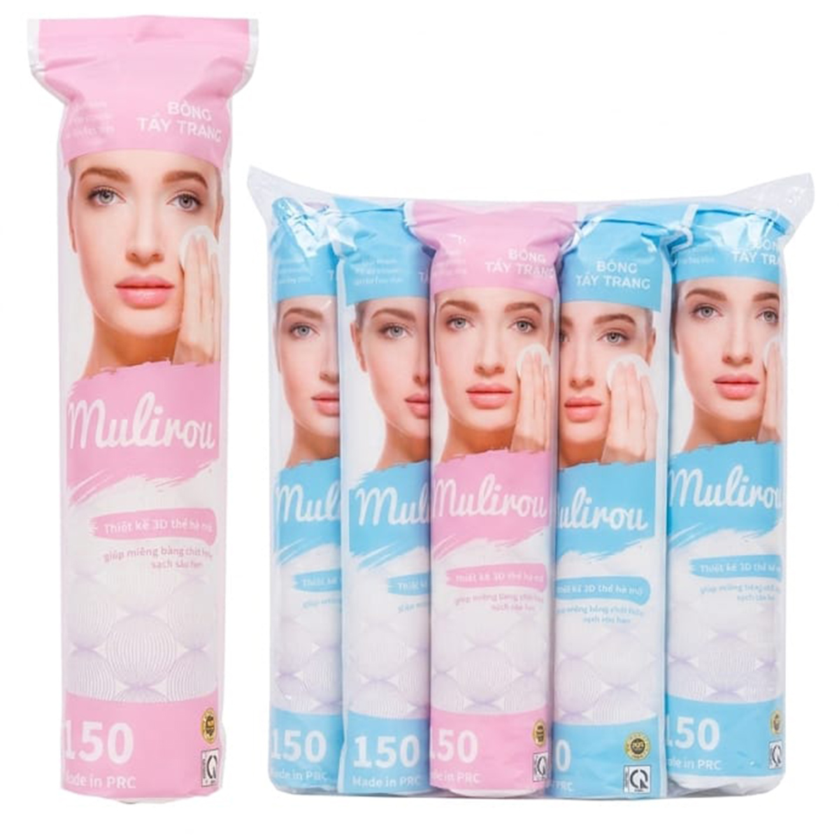 Mulirou Cotton Pads 150 Pieces