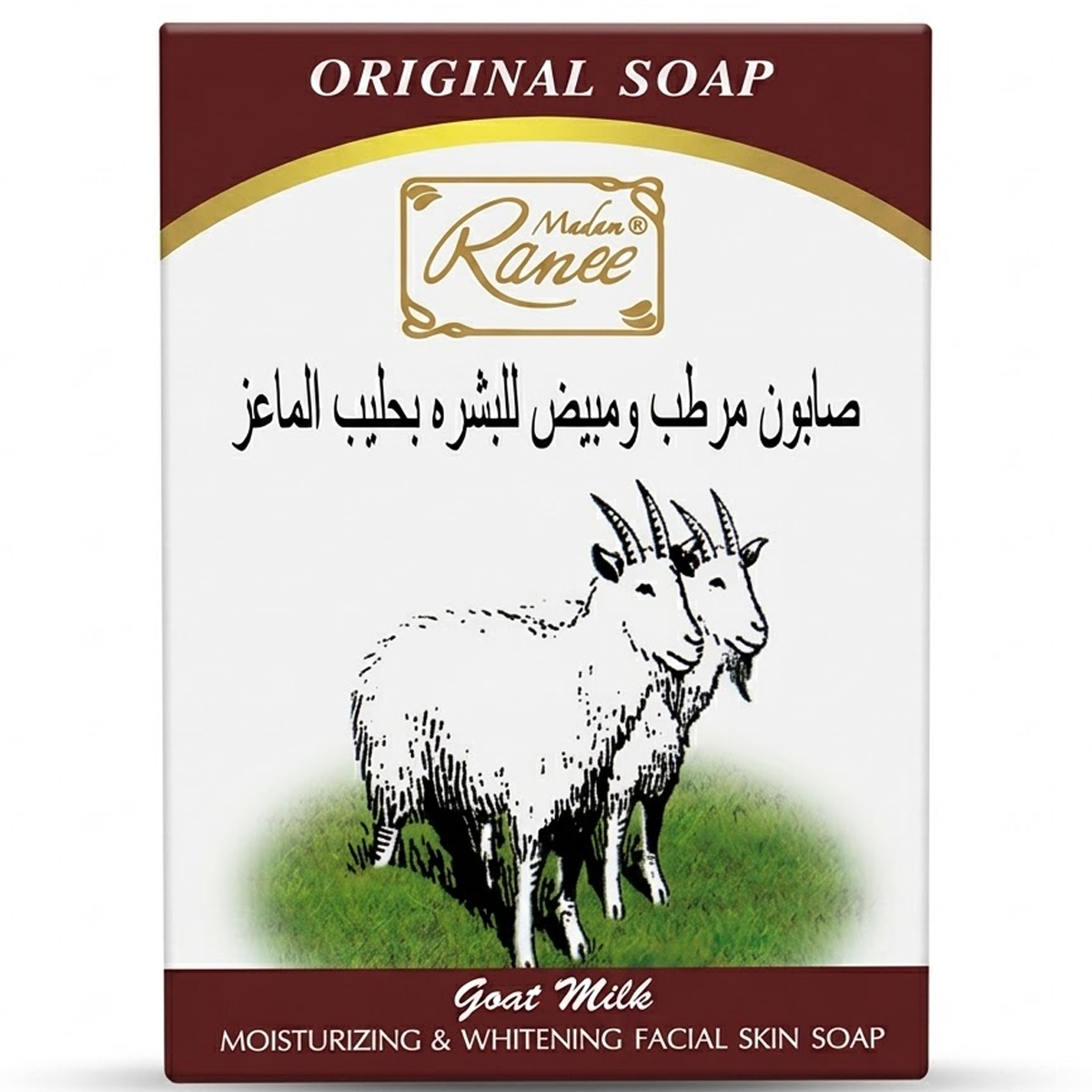 Madam Ranee Goat Milk Moisturizing & Whitening Facial Skin Soap Bar