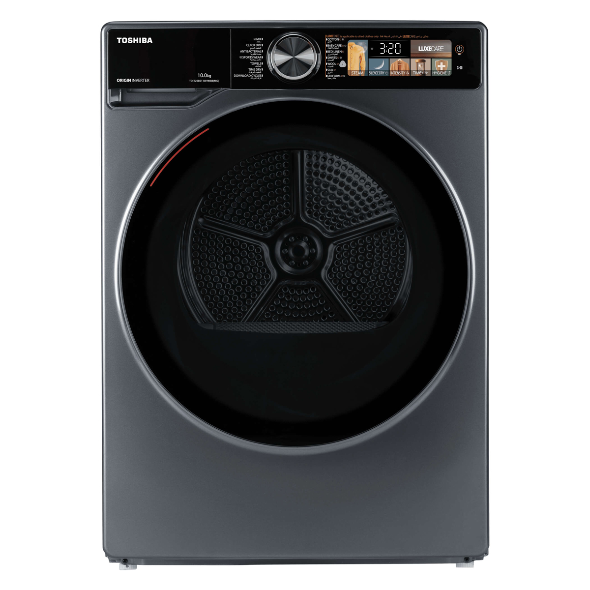 Toshiba Front Load Washing Machine 10Kg Capacity TD-T25BS110HWB(MG)