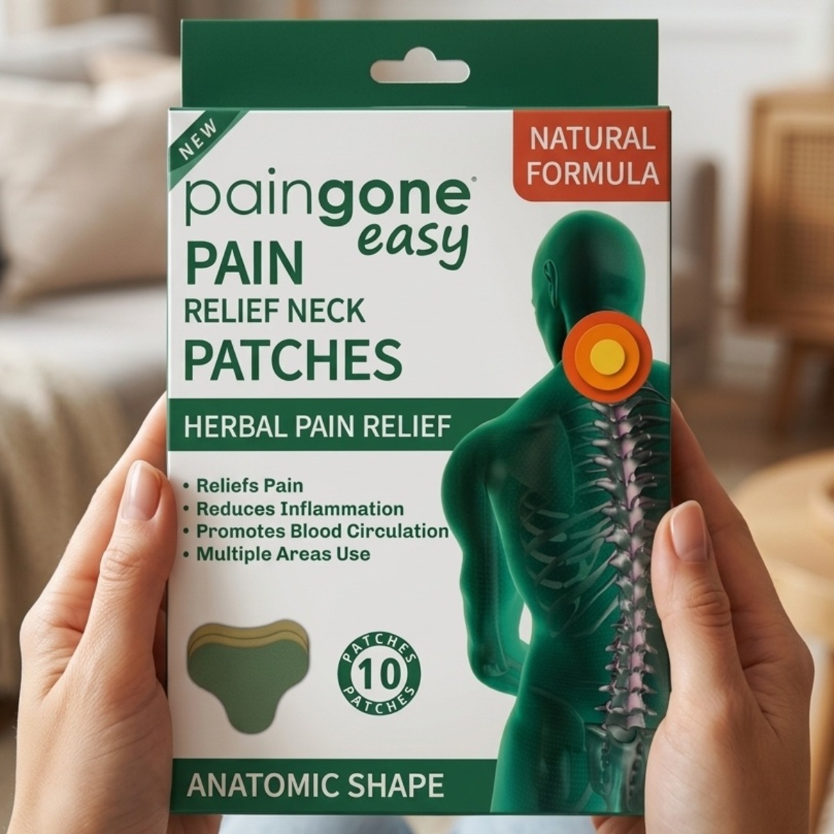 Paingone Easy Pain Relief Neck Patches