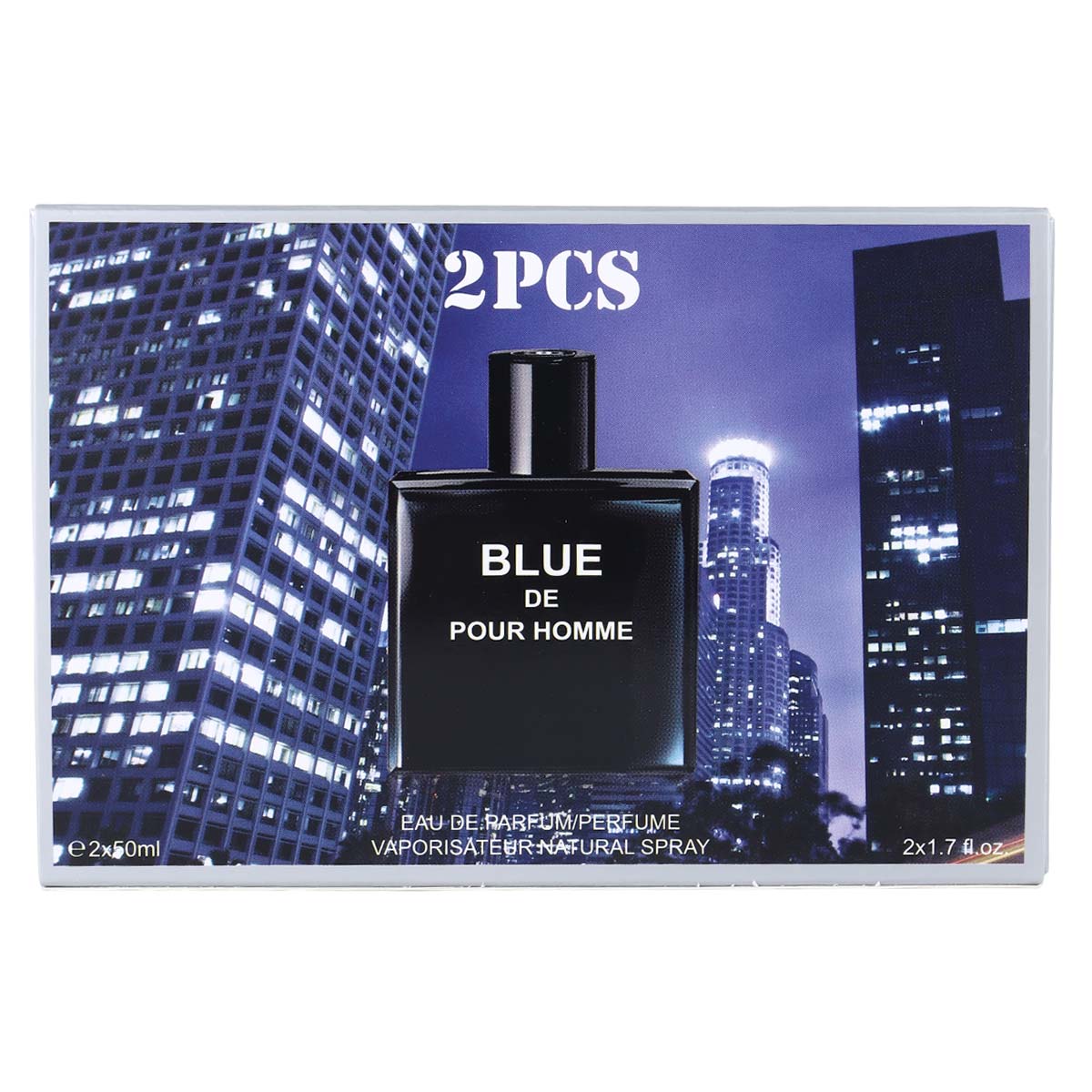 Blue De Mens Perfume 50ml Assorted 2pcs