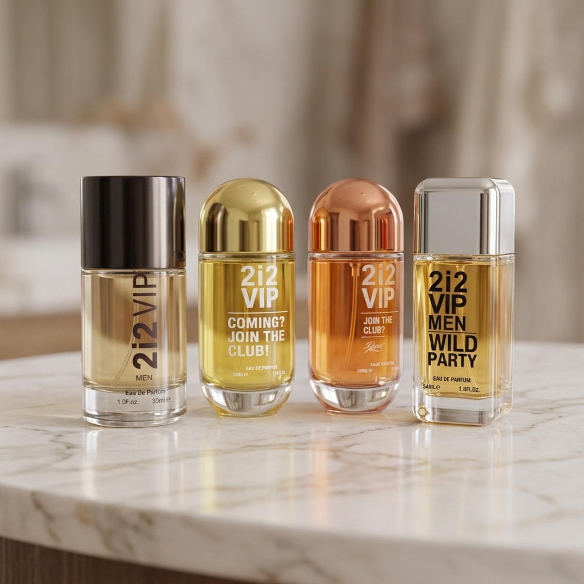 212 VIP Men Eau de Parfum 4 Pieces Set 30ml