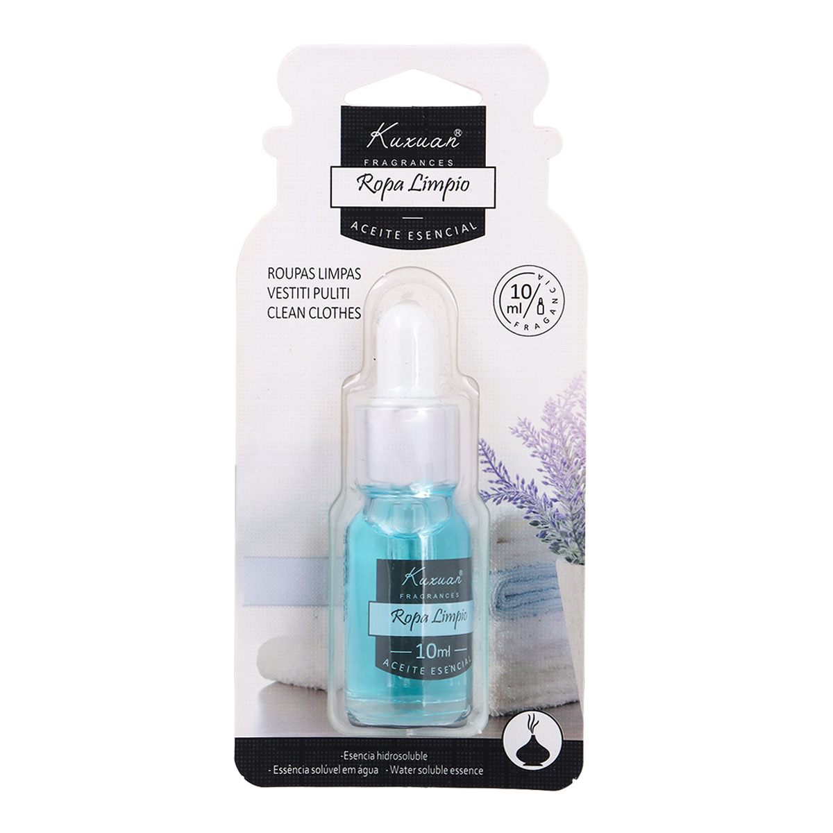 Kuxuan Ropa Limpio Aceite Esencial Oil 10ml