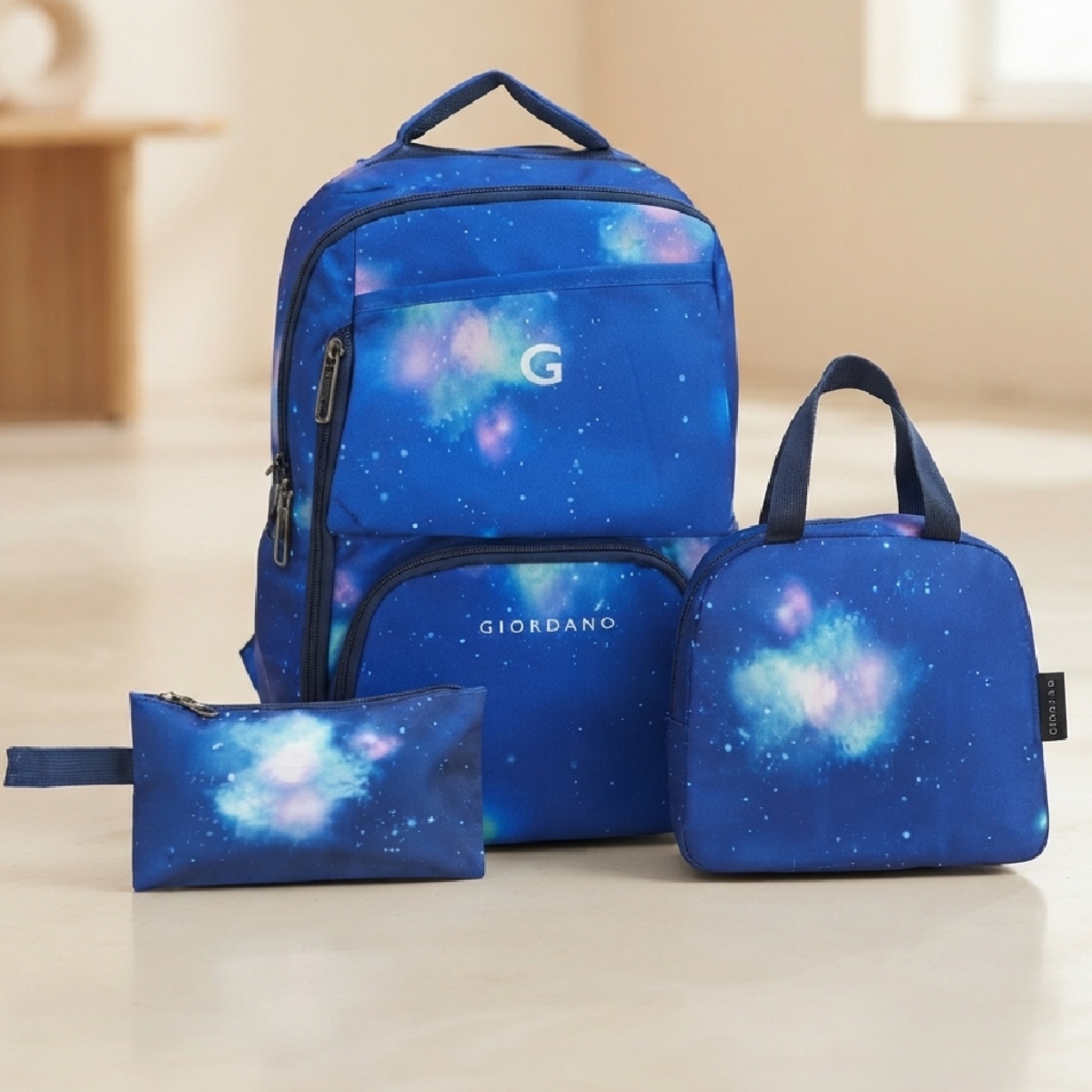 Giordano Galaxy 3 In 1 Backpack Bag Set
