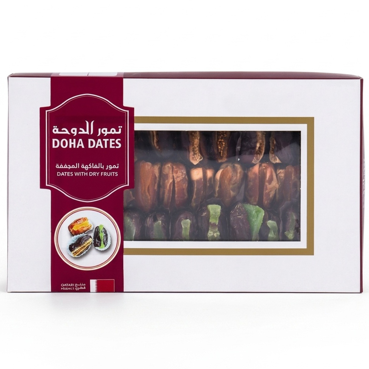 Doha Dates With Dry Fruits 560g