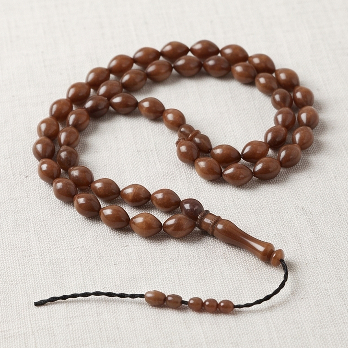 Polished Brown Prayer Beads Tasbih
