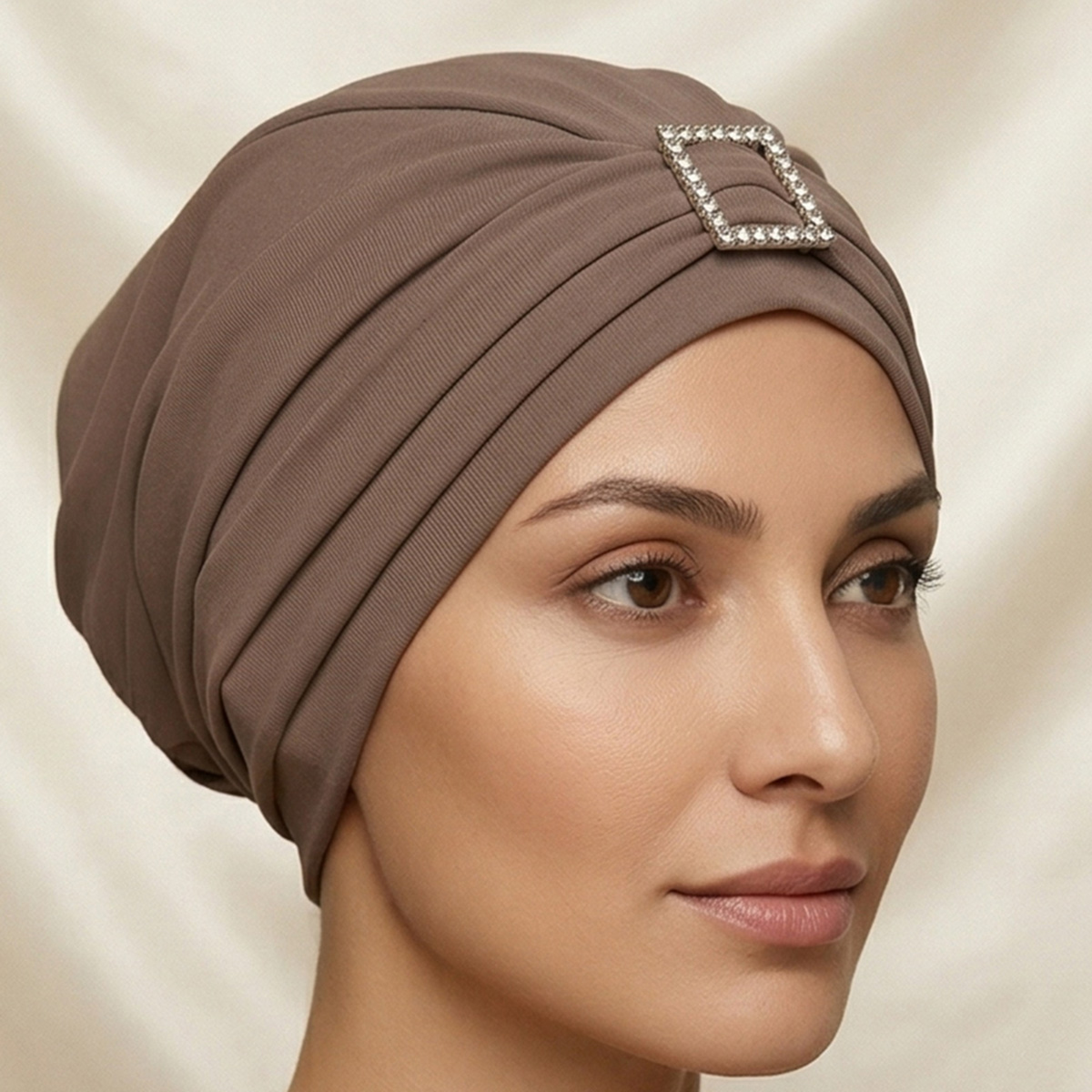 Ladies Bone Cotton With Stone
