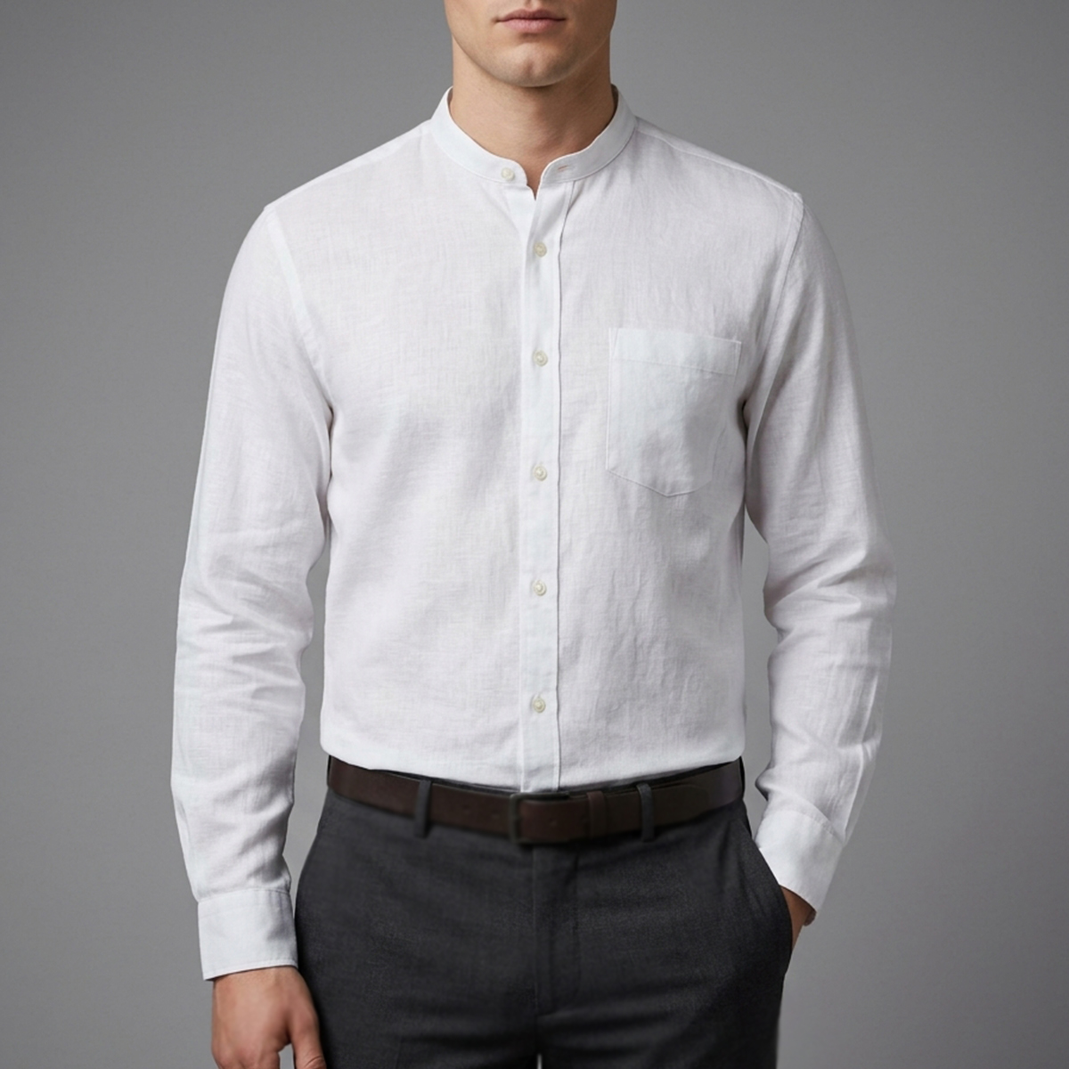 Mens Casual Shirt Long Sleeve