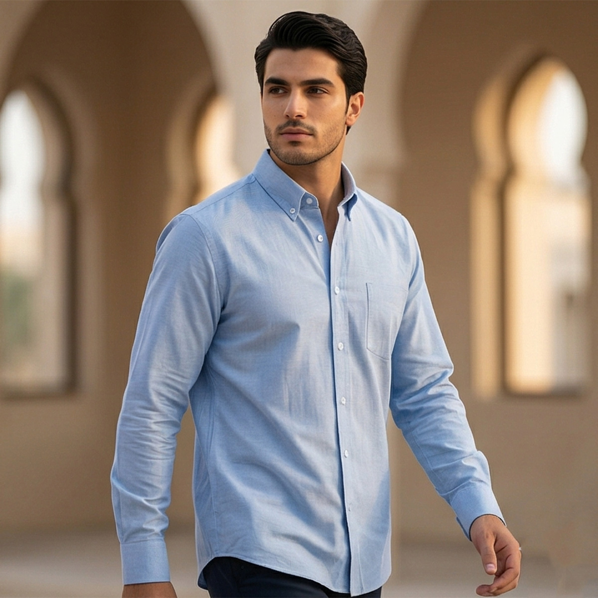Mens Formal Shirt Plain
