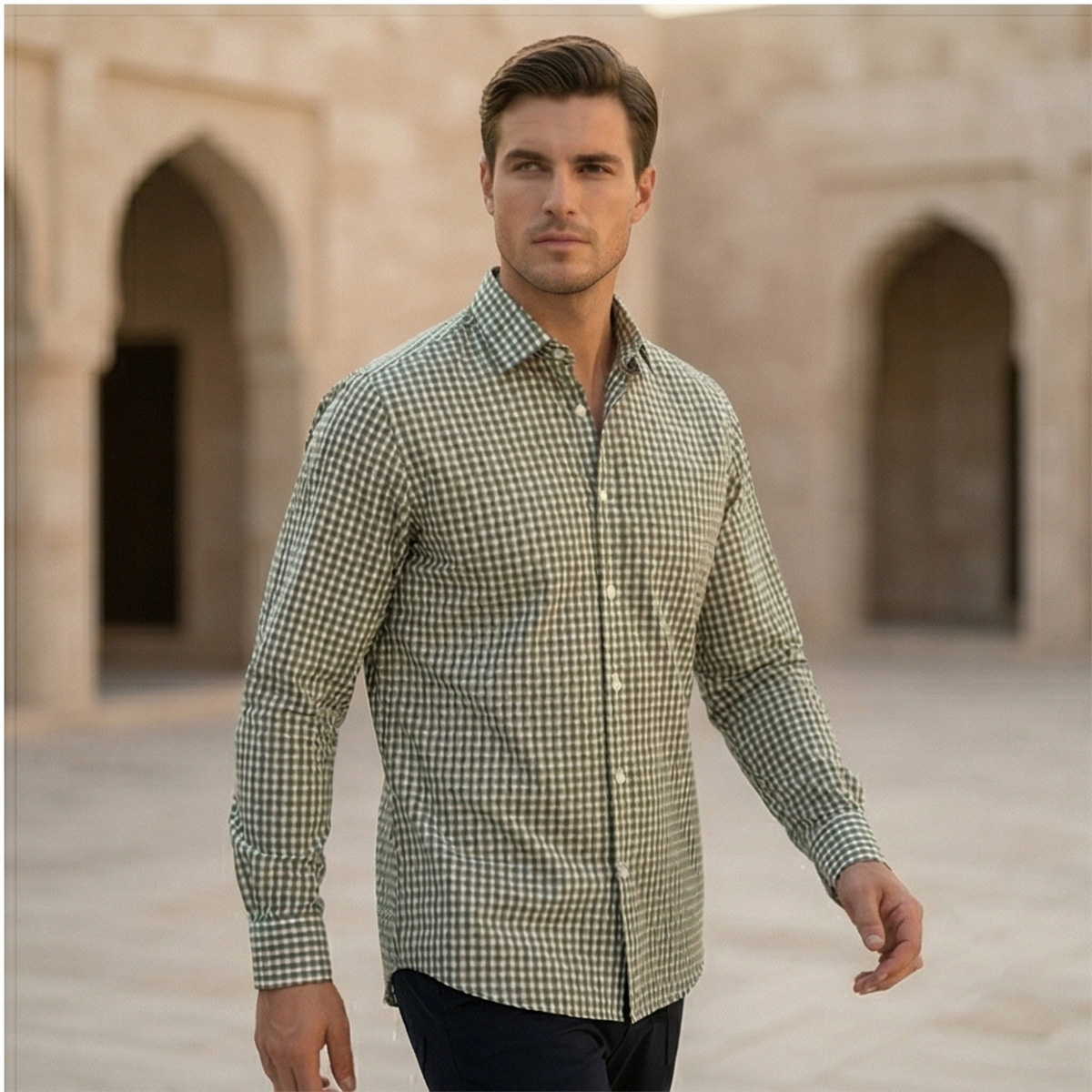 Mens Formal Shirt Printed