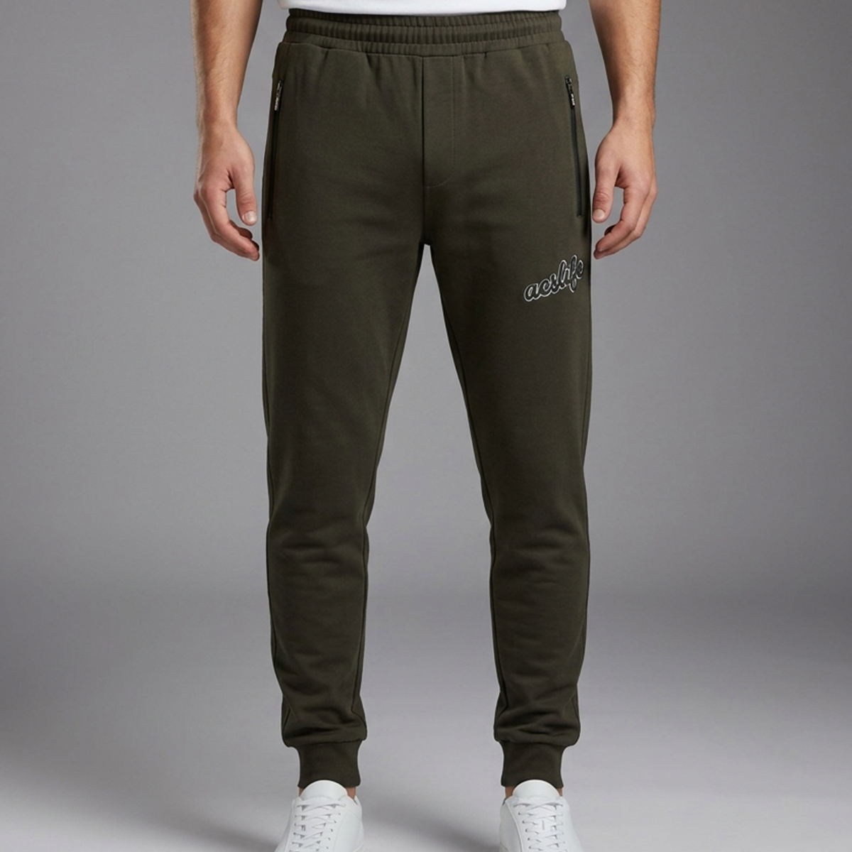 Mens Track Pant With Elastic
