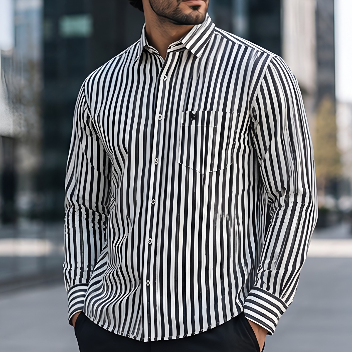 Formal Long Sleeve Shirt For Men