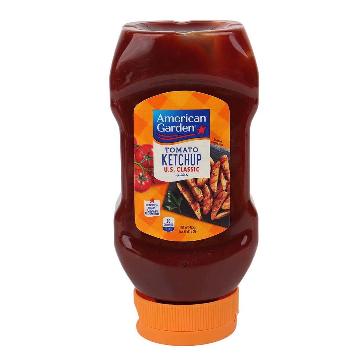 American Garden US Classic Tomato Ketchup Squeeze 425g