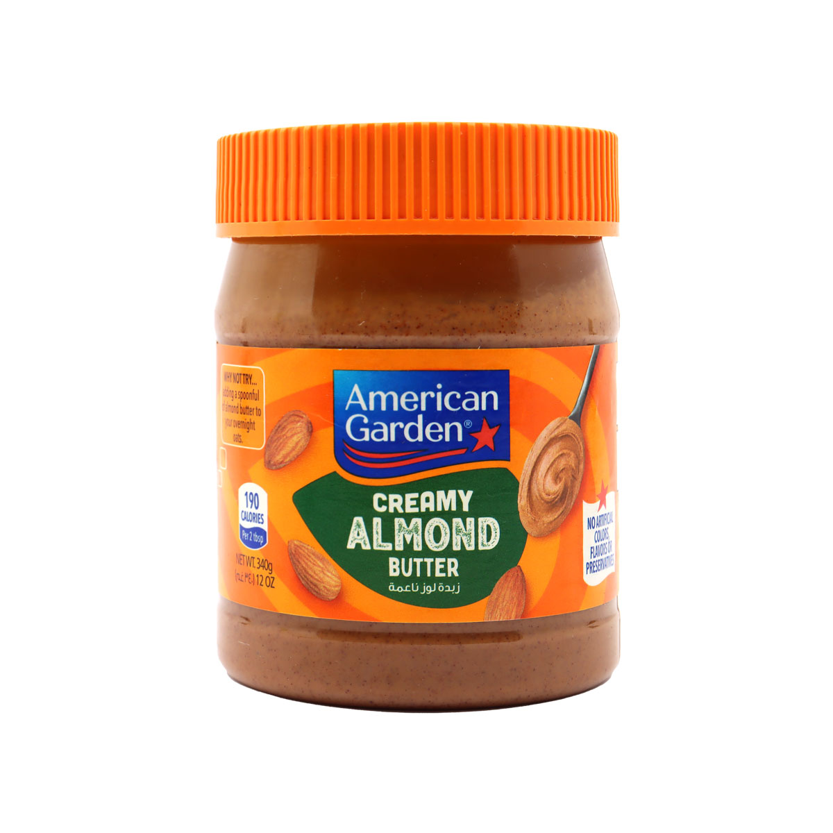 American Garden Creamy Almond Butter 340g