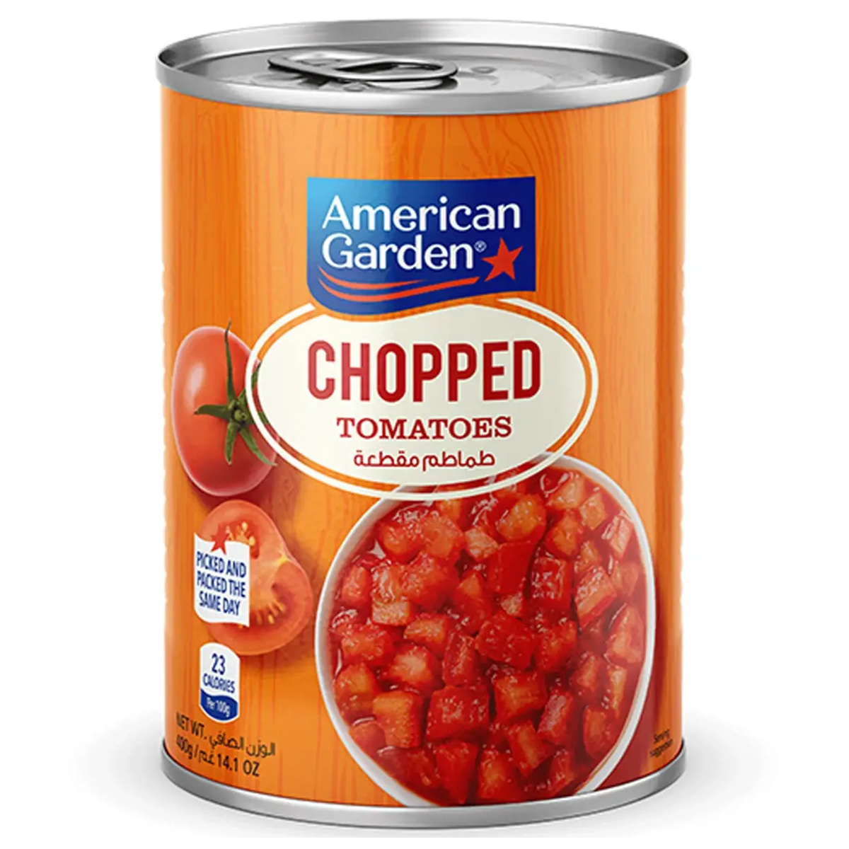 American Garden Chopped Tomatoes 400g