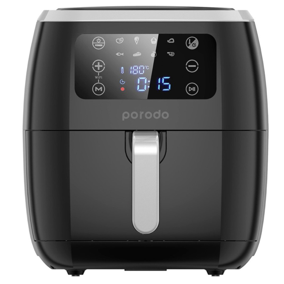 Porodo Air Fryer Smart PD-LSARFR2-BK