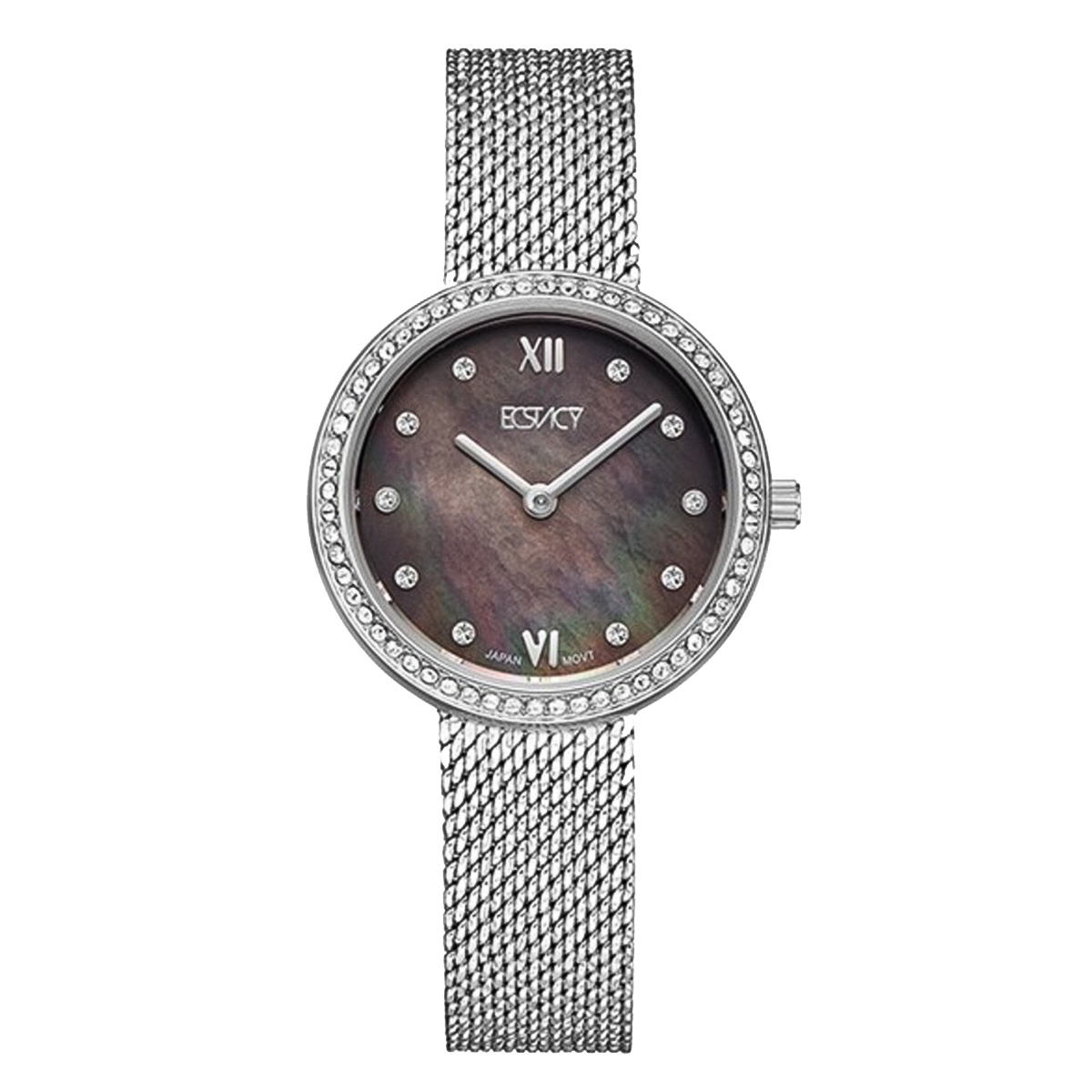 Ecstacy Watch In Silver Color For Women E20506-SMSMB