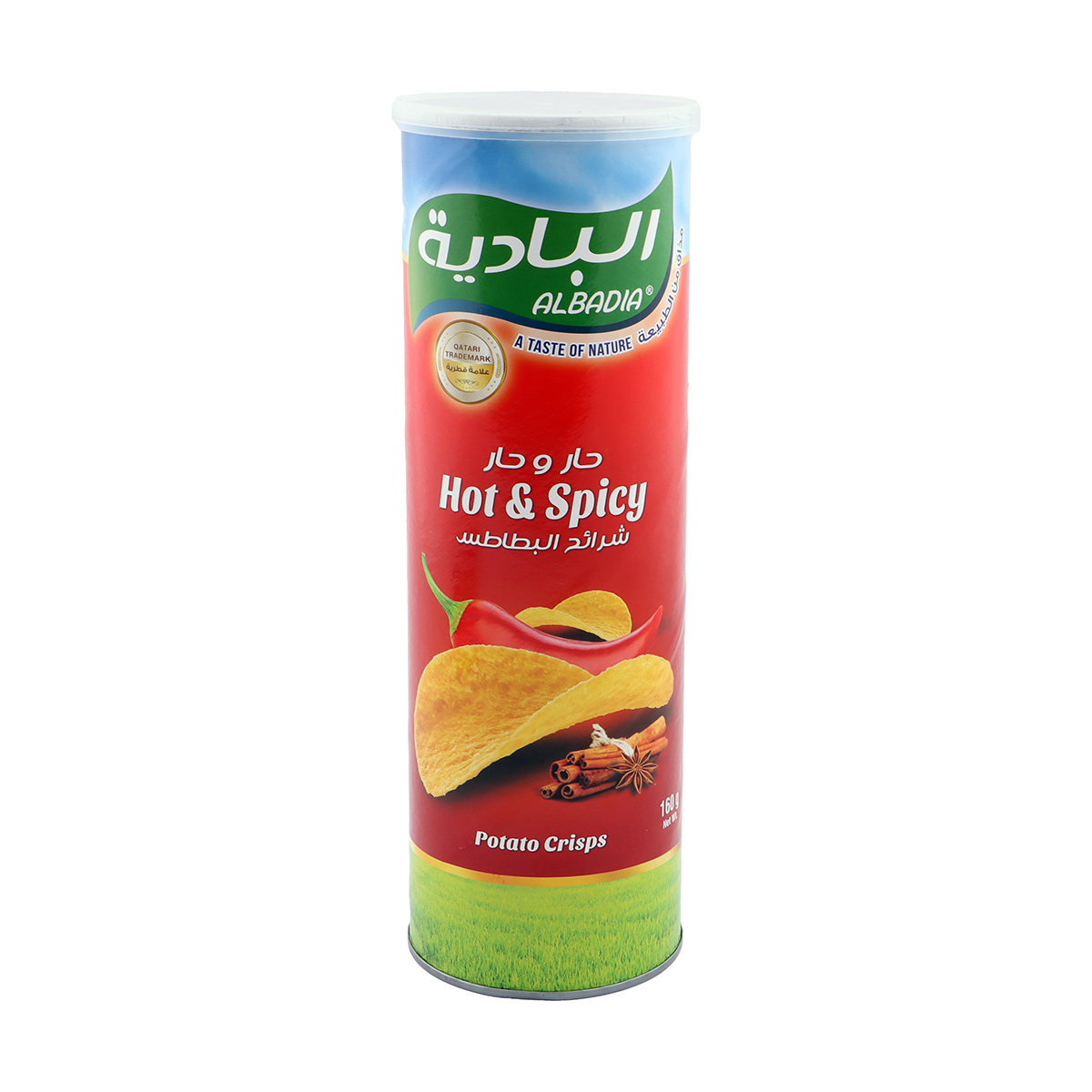 Al Badia Hot & Spicy Potato Crisps 160g