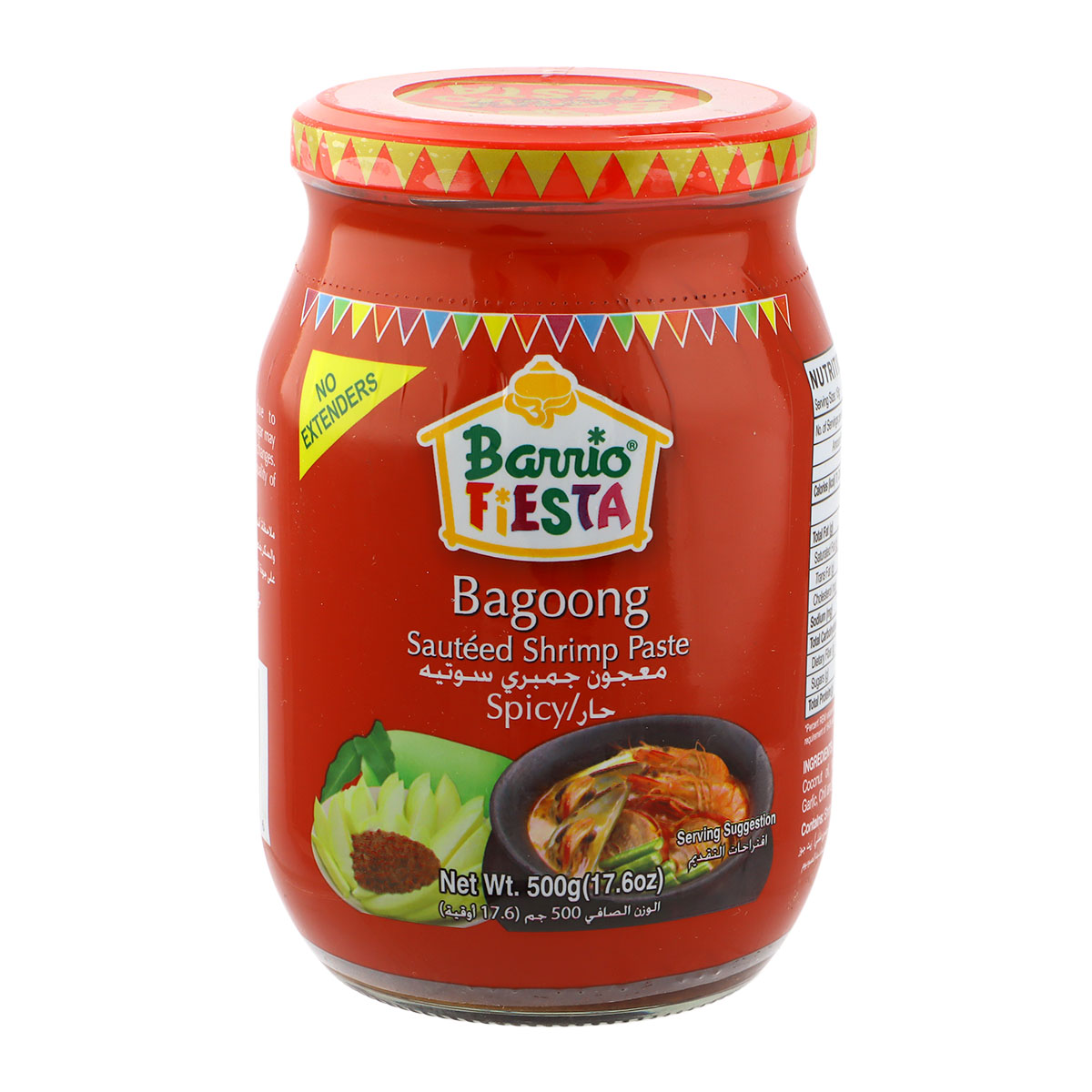 Barrio Fiesta Bagoong Sauteed Shrimp Paste Spicy 500g