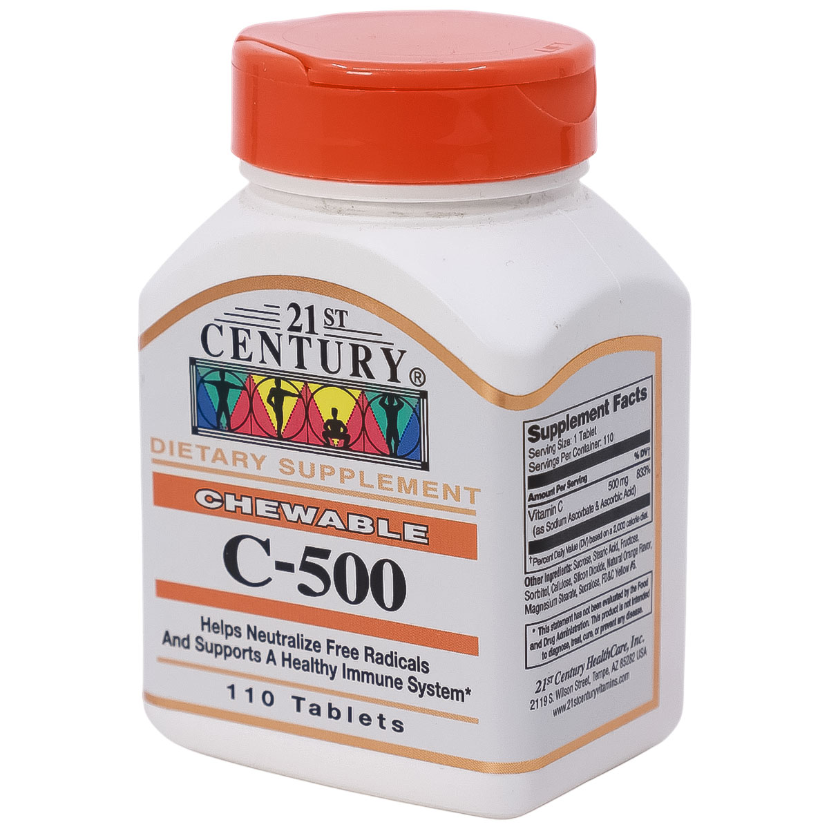 21st Century Vitamin C 500 Chewable 110 Tablets