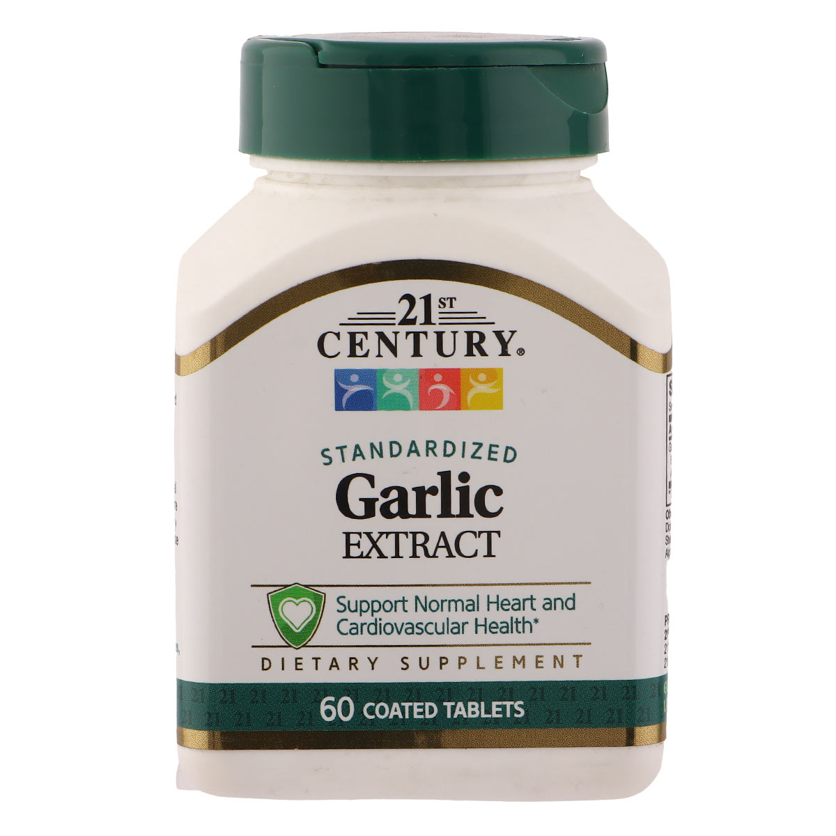 21st Century Garlic Extract 60 coated tablets