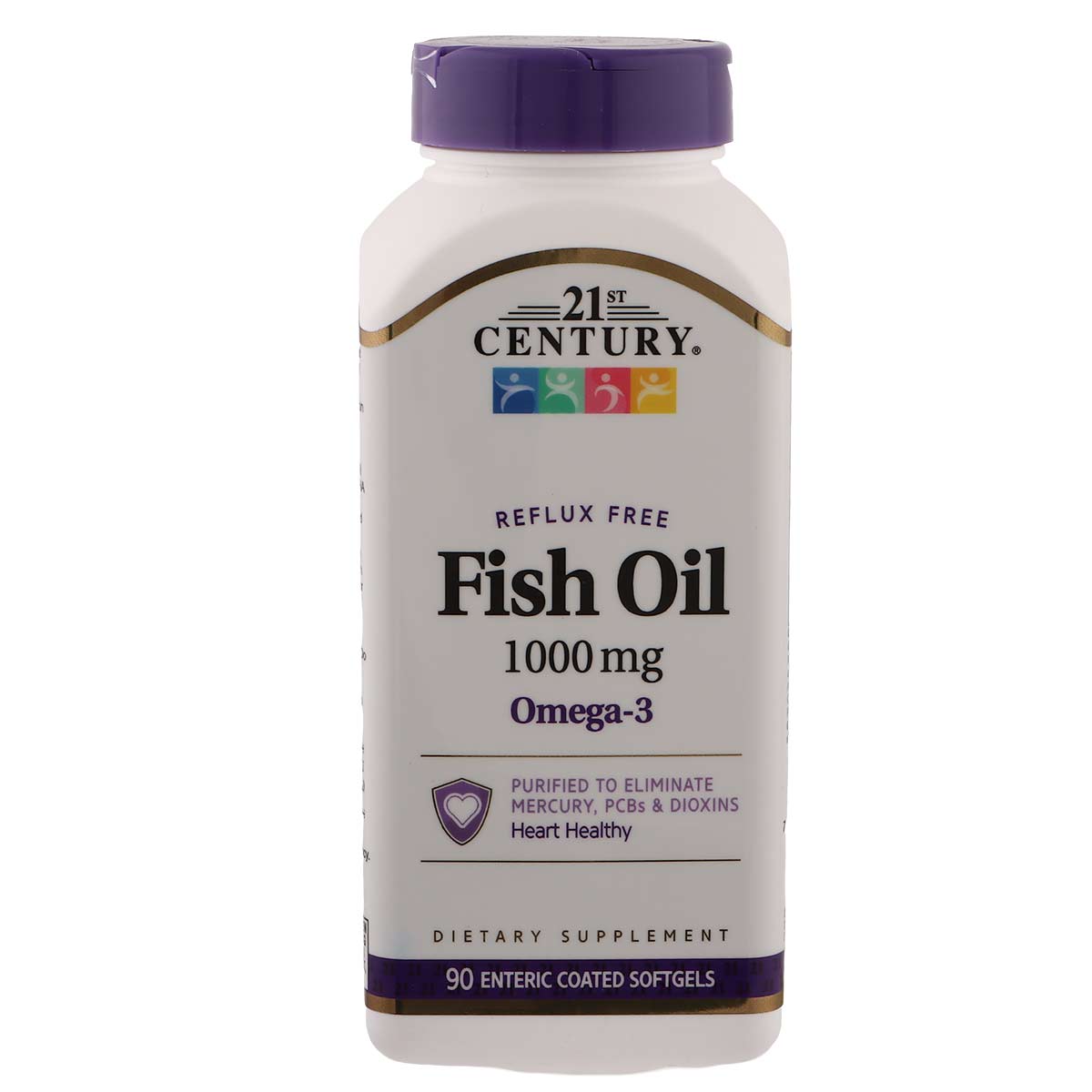 21St Century Fish Oil 1000Mg With Omega-3 90 Softgels