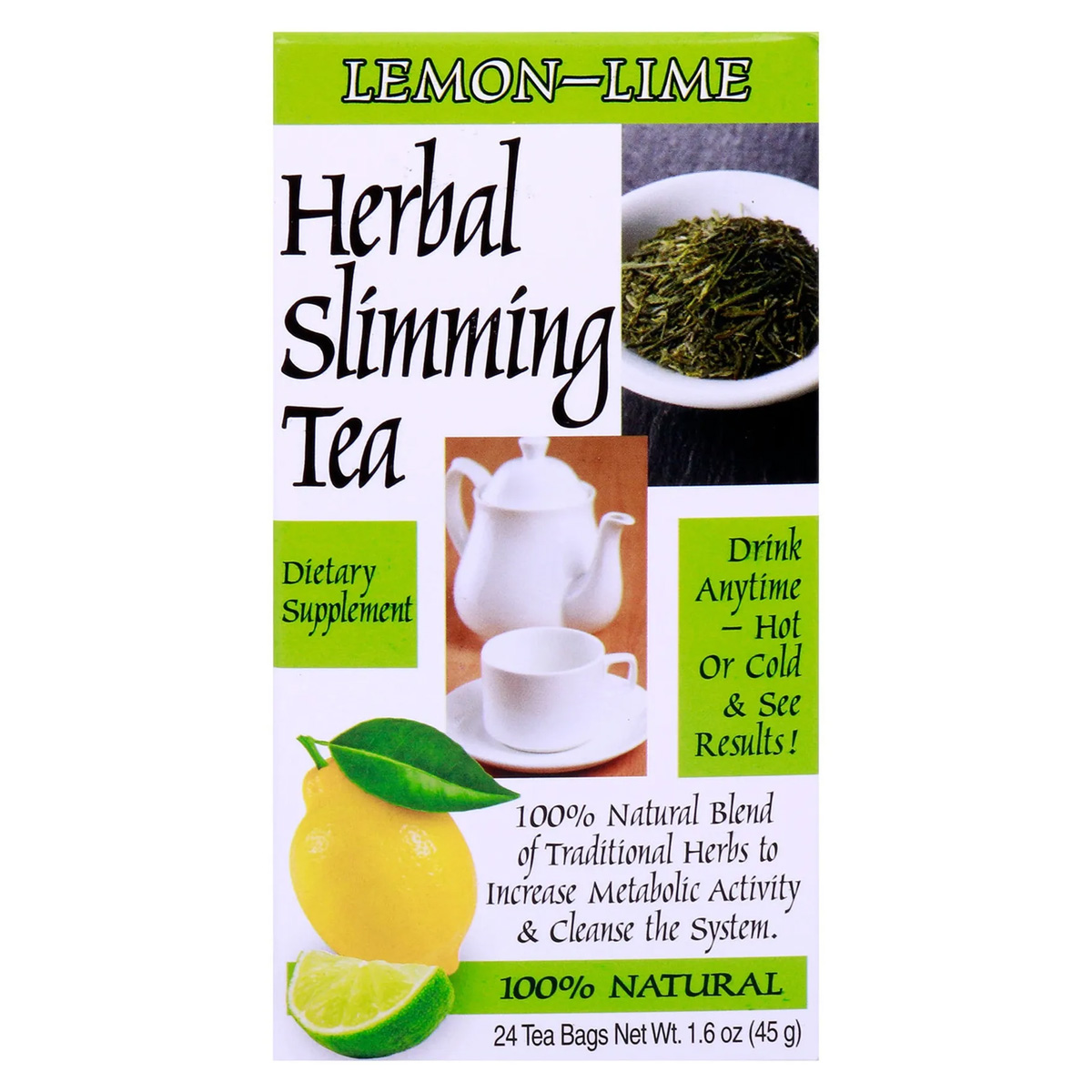 Herbal Slimming Lemon-Lime Tea 24 Tea Bags