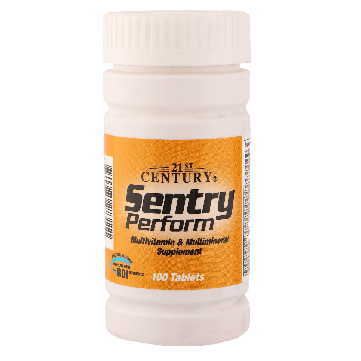 21St Century Sentry Perform Multi Vitamins 100 Tablets