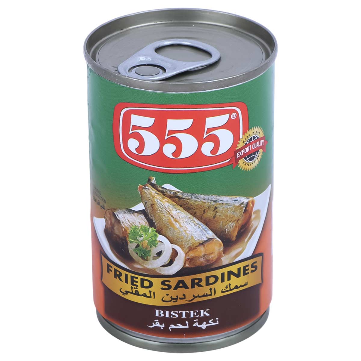 555 Fried Canned Sardines Bistek 155g
