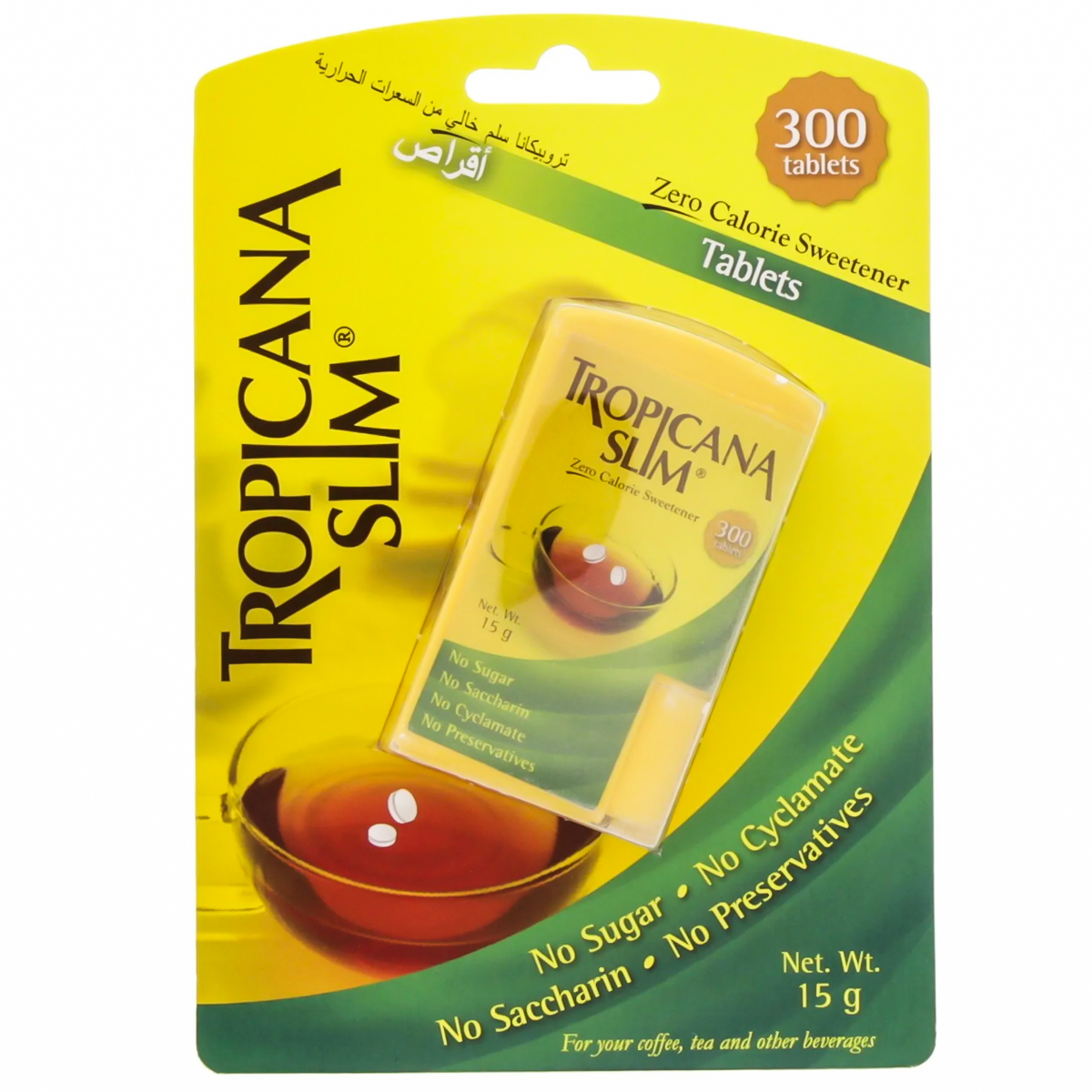 Tropicana Slim Zero Calorie Sweetner 300 Tablets