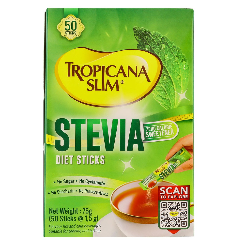 Trpicana Slim Zero Stevia Diet Stick 75g