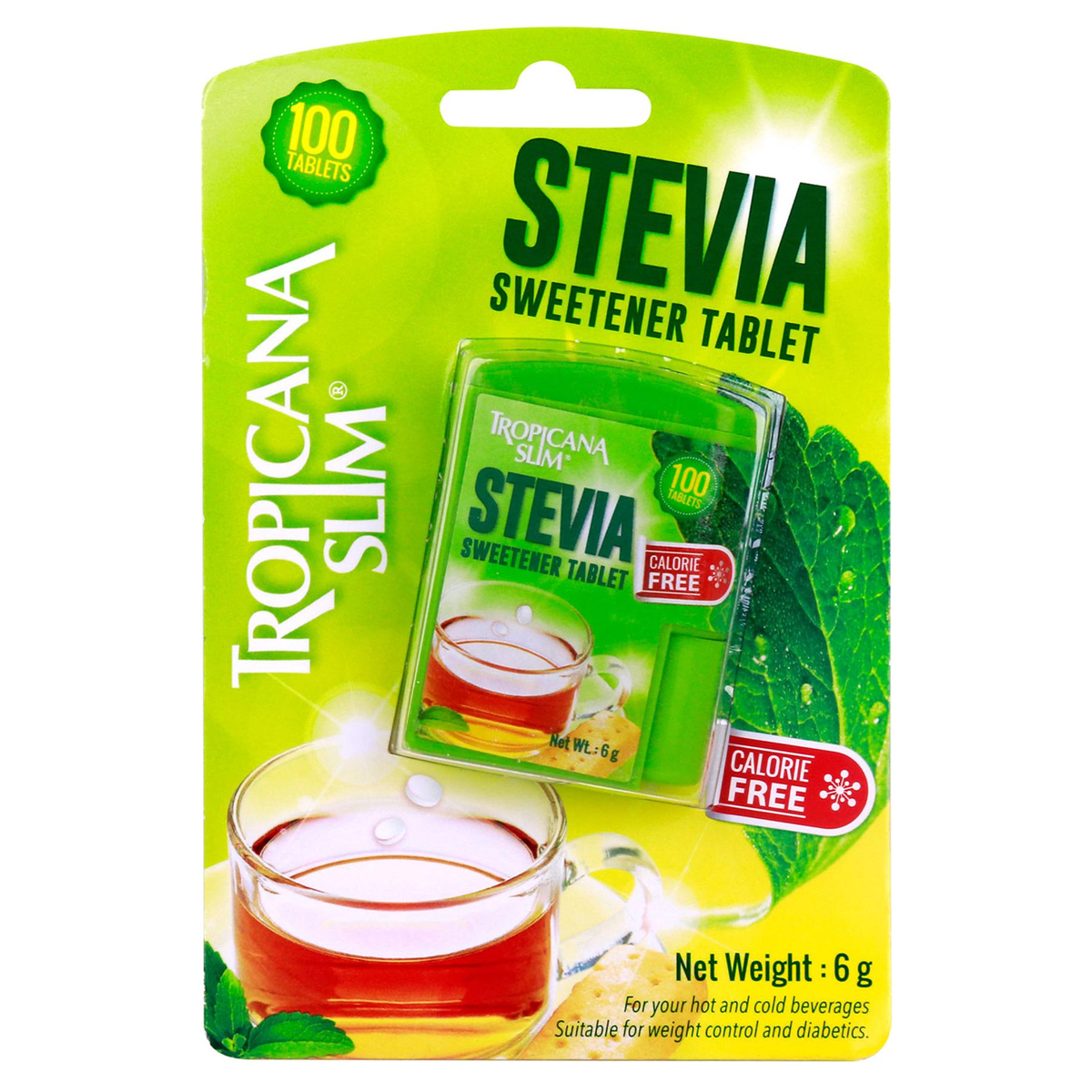Tropicana Slim Stevia Sweetner 100 Tablets