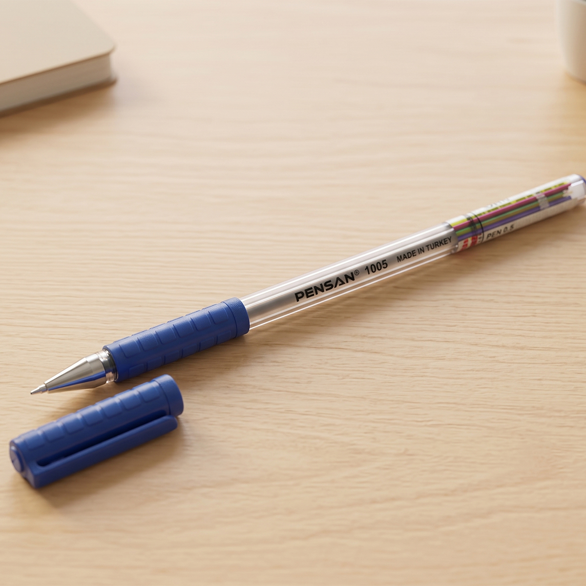 Pensan Ball Pen 0.5mm Blue Single