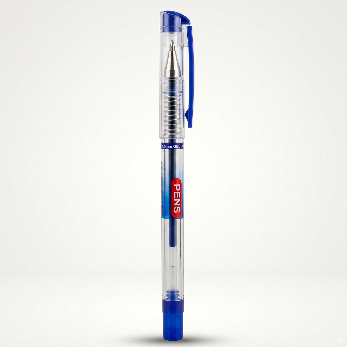 Pens Gel Pen 0.5mm Blue Single