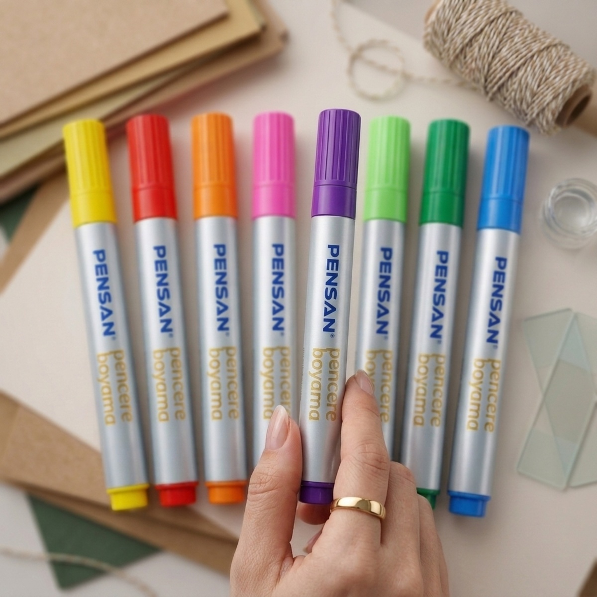 Pensan Window Painting Markers 8 Colors