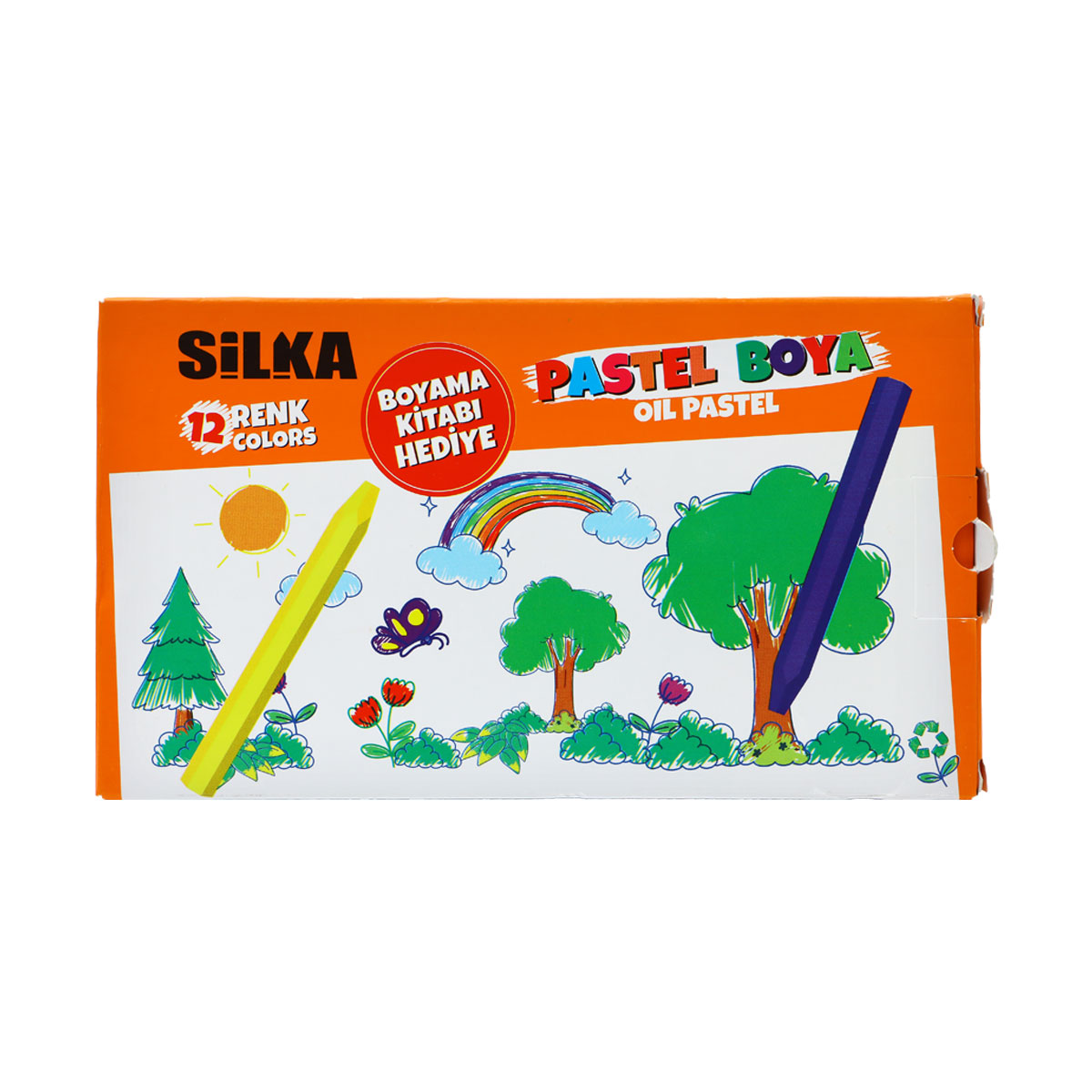 Silka Pastel Boya Oil Pastel 12 Colours