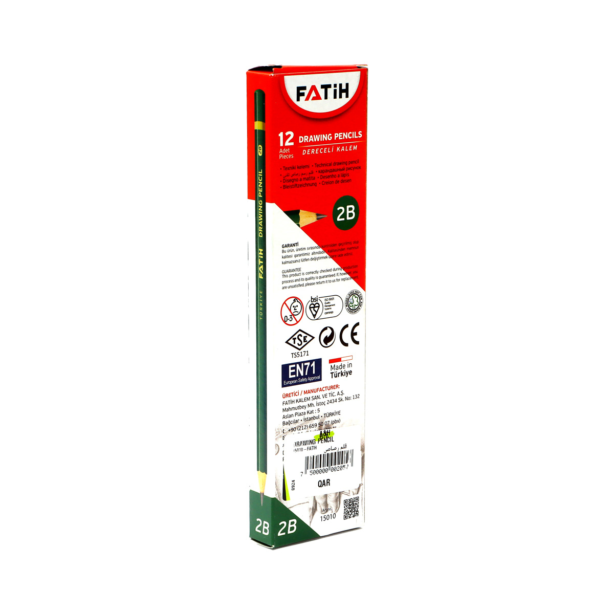 Fatih Drawing Pencils 12 Pieces