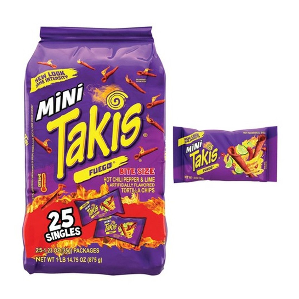 Mini Takis Fuego Chips 25x35g