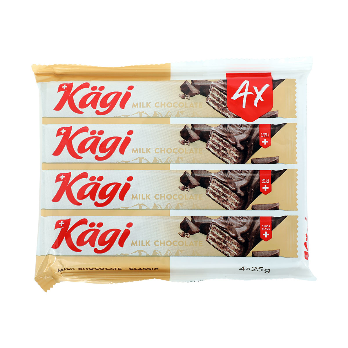 Swiss Kagi Milk Chocolate Wafer 2x25g