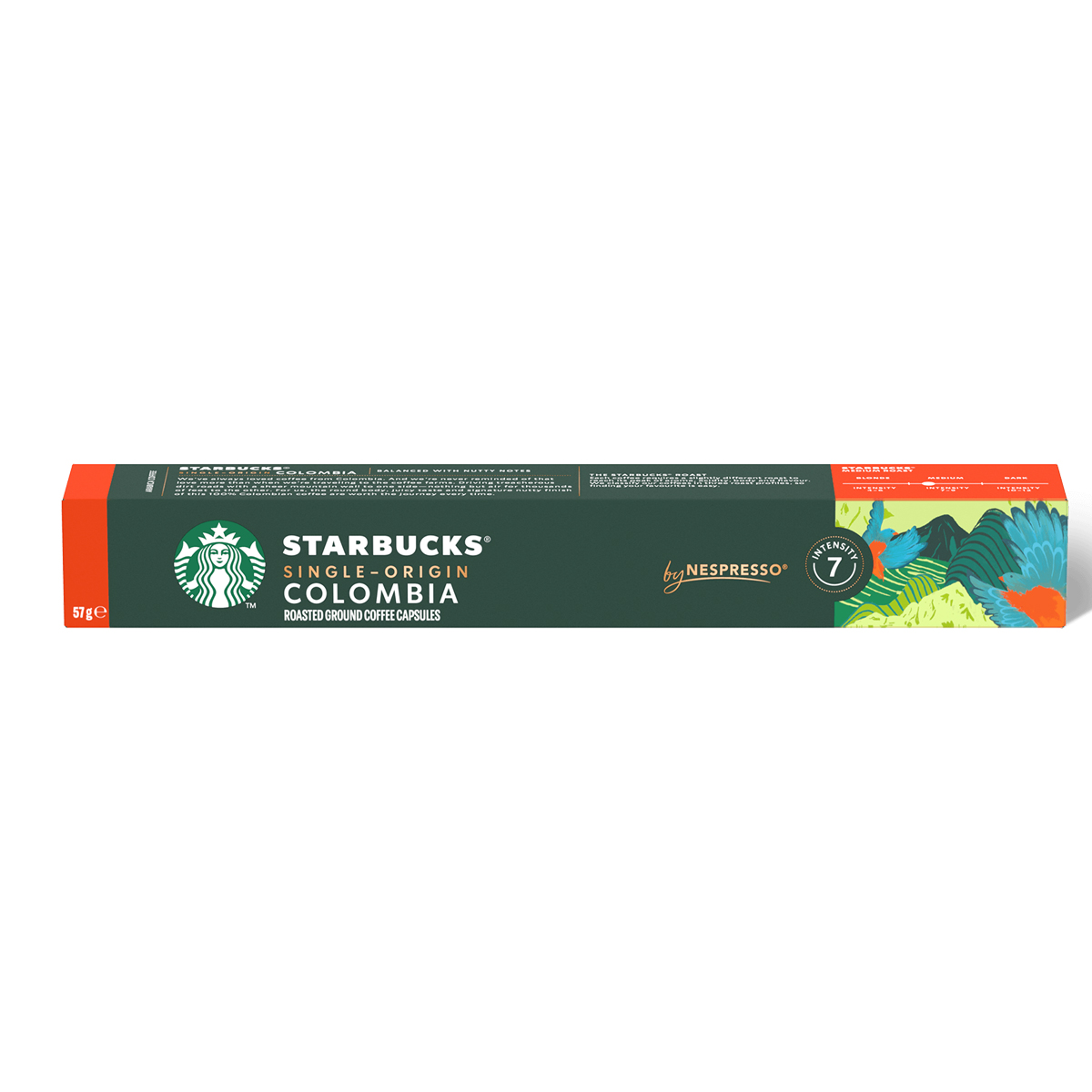 Starbucks Single-Origin Colombia Roasted Ground Coffee Capsules 57g