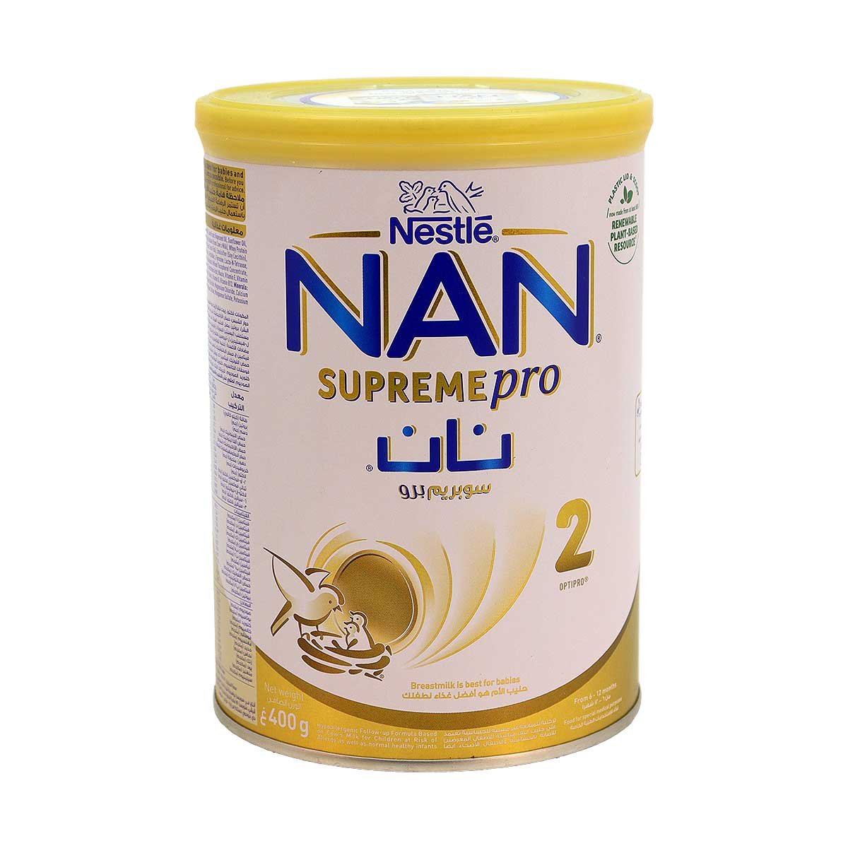 حليب نستله نان سوبريم برو المرحلة الثانية للرضع 400 جرام